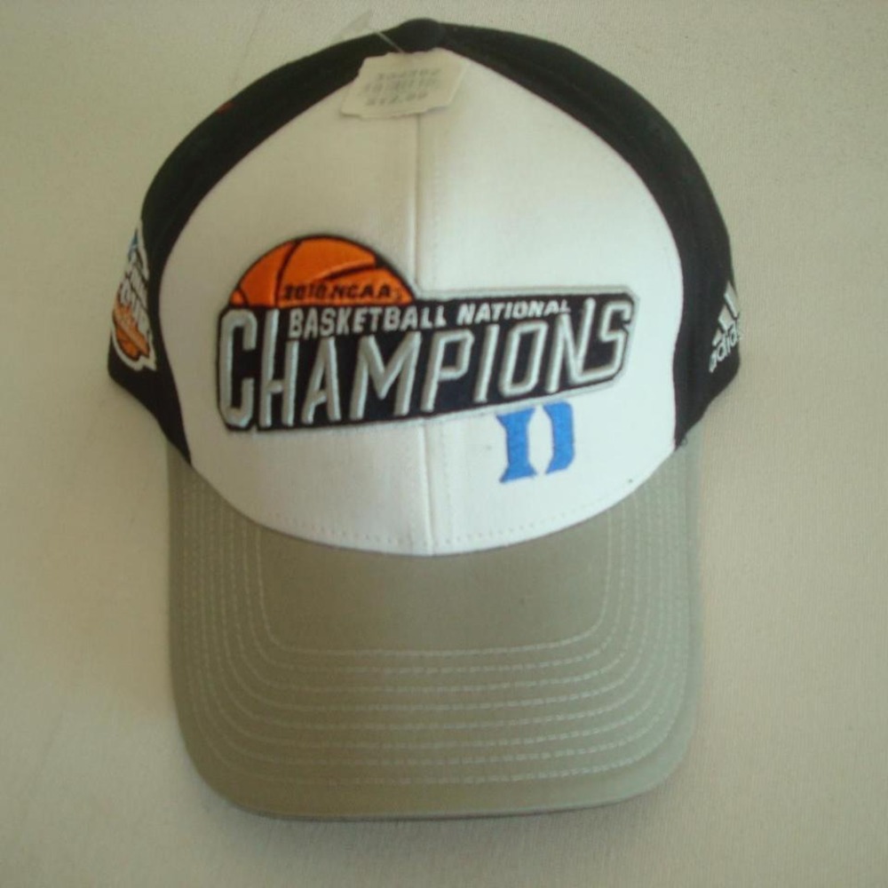 DUKE BLUE DEVILS CHAMPS ADIDAS‎ HAT CAP VINTAGE 00S Y2K D1